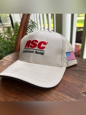 RSC Equipment Rental Beige Logo Baseball Cap